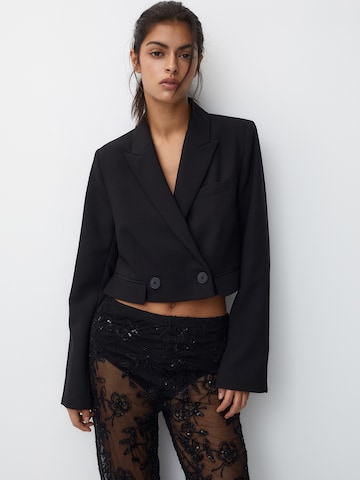 Blazer di Pull&Bear in nero: frontale