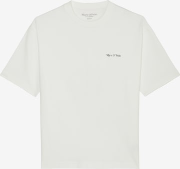 T-Shirt Marc O'Polo en blanc : devant