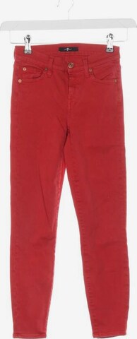 7 for all mankind Jeans 24 in Rot: predná strana