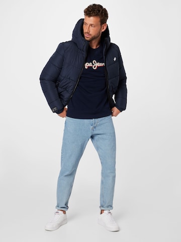 Veste d’hiver Superdry en bleu