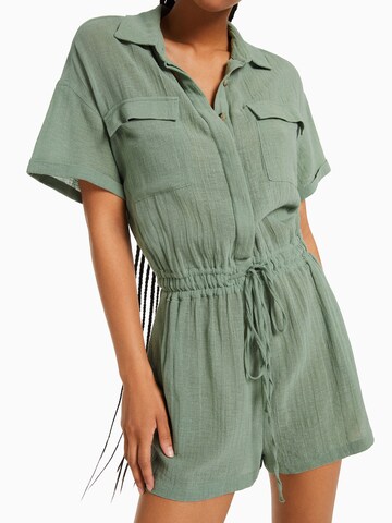 Bershka Jumpsuit in Green