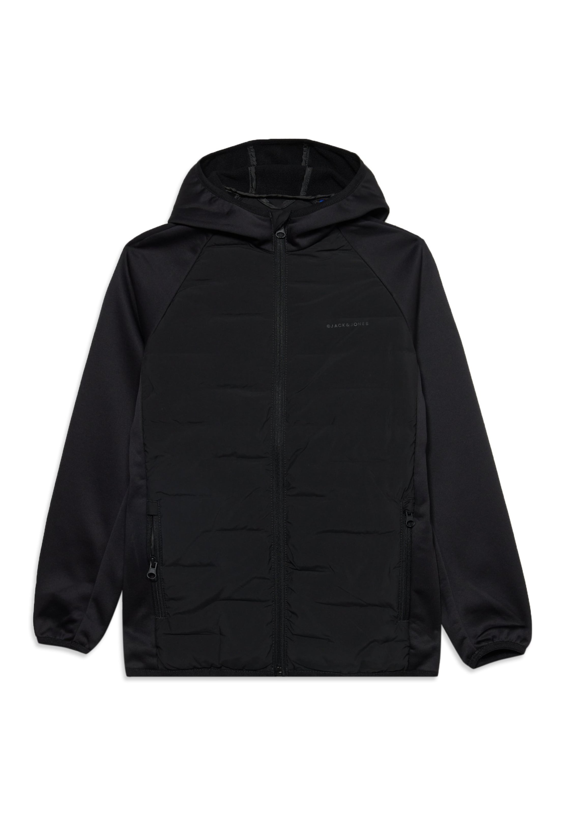 Jack & Jones Junior Between-Season Jacket 'JJEPERFECT' in Black: front