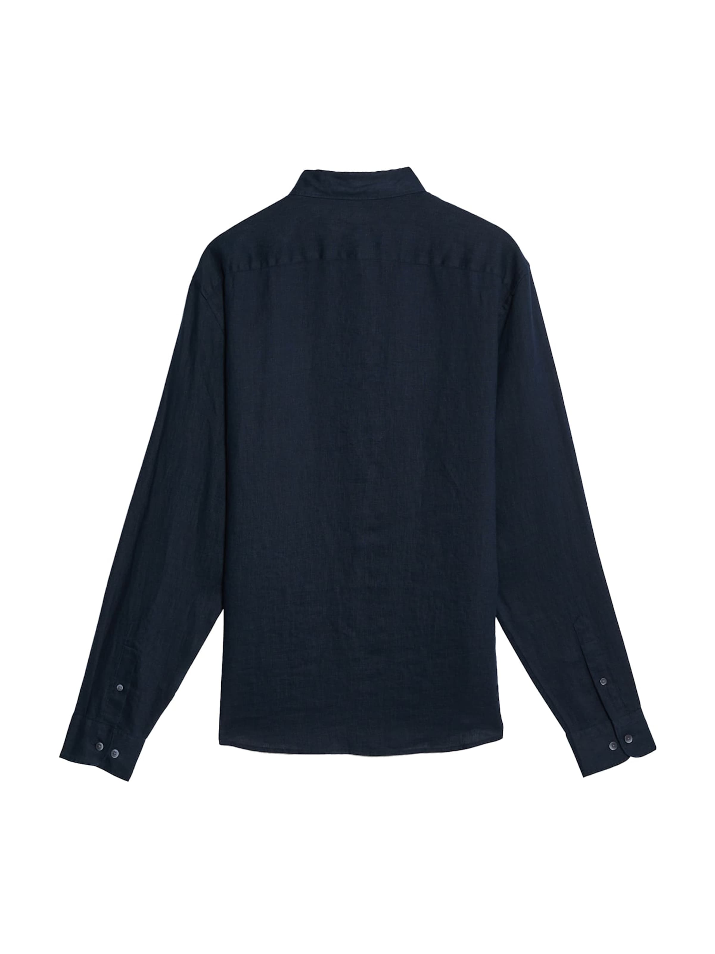 Marks & Spencer Regular fit Button Up Shirt in Blue