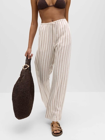 Loosefit Pantalon Marks & Spencer en beige : devant
