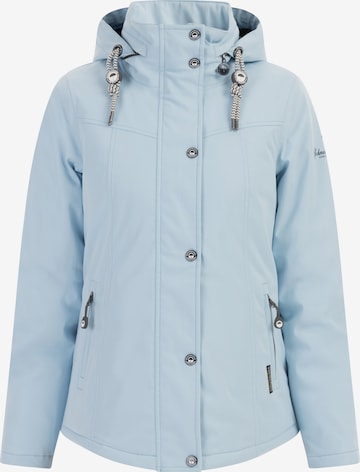 Veste fonctionnelle Schmuddelwedda en bleu : devant