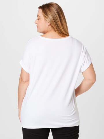 ONLY Curve Shirt 'MOSTER' in White