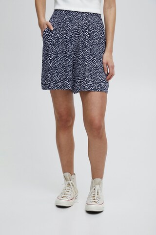 ICHI Skinny Hose 'marrakech' in Blau: Vorderseite
