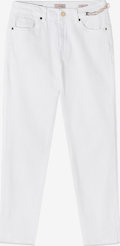 Pantaloni di oltre in bianco: frontale
