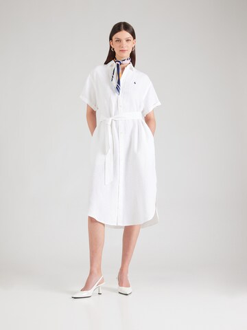 Abito camicia di Polo Ralph Lauren in bianco