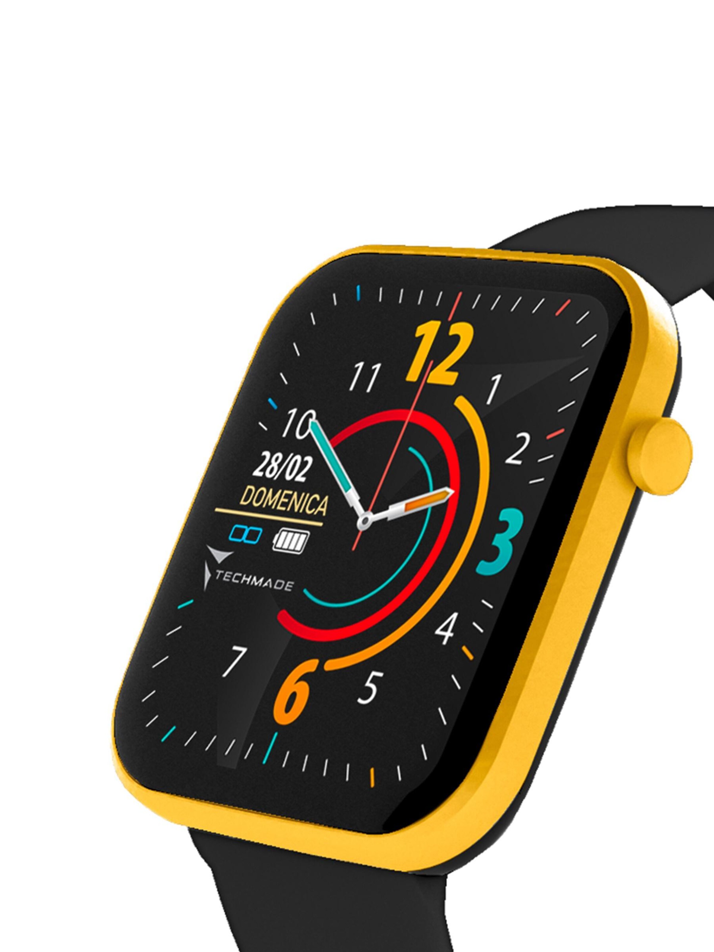 Techmade Digital Watch 'Hava' in Gold