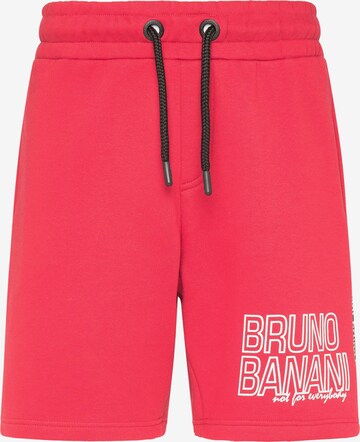 BRUNO BANANI Regular Broek 'Bennett' in Rood: voorkant