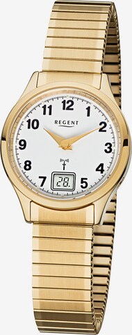 REGENT Analog Watch in Gold: front