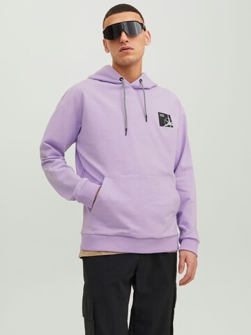 JACK & JONES Sweatshirt in Lila: voorkant