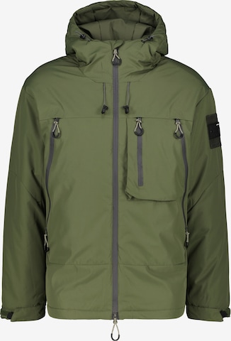 alife & kickin - Casaco de inverno 'MosesAK' em verde: frente