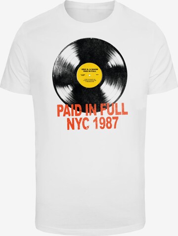 Merchcode T-Shirt 'Eric B & Rakim - Paid In Full NYC 1987' in Weiß: predná strana