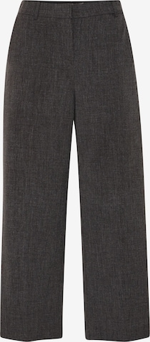 Wide Leg Pantalon à pince 'Danta' b.young en noir : devant