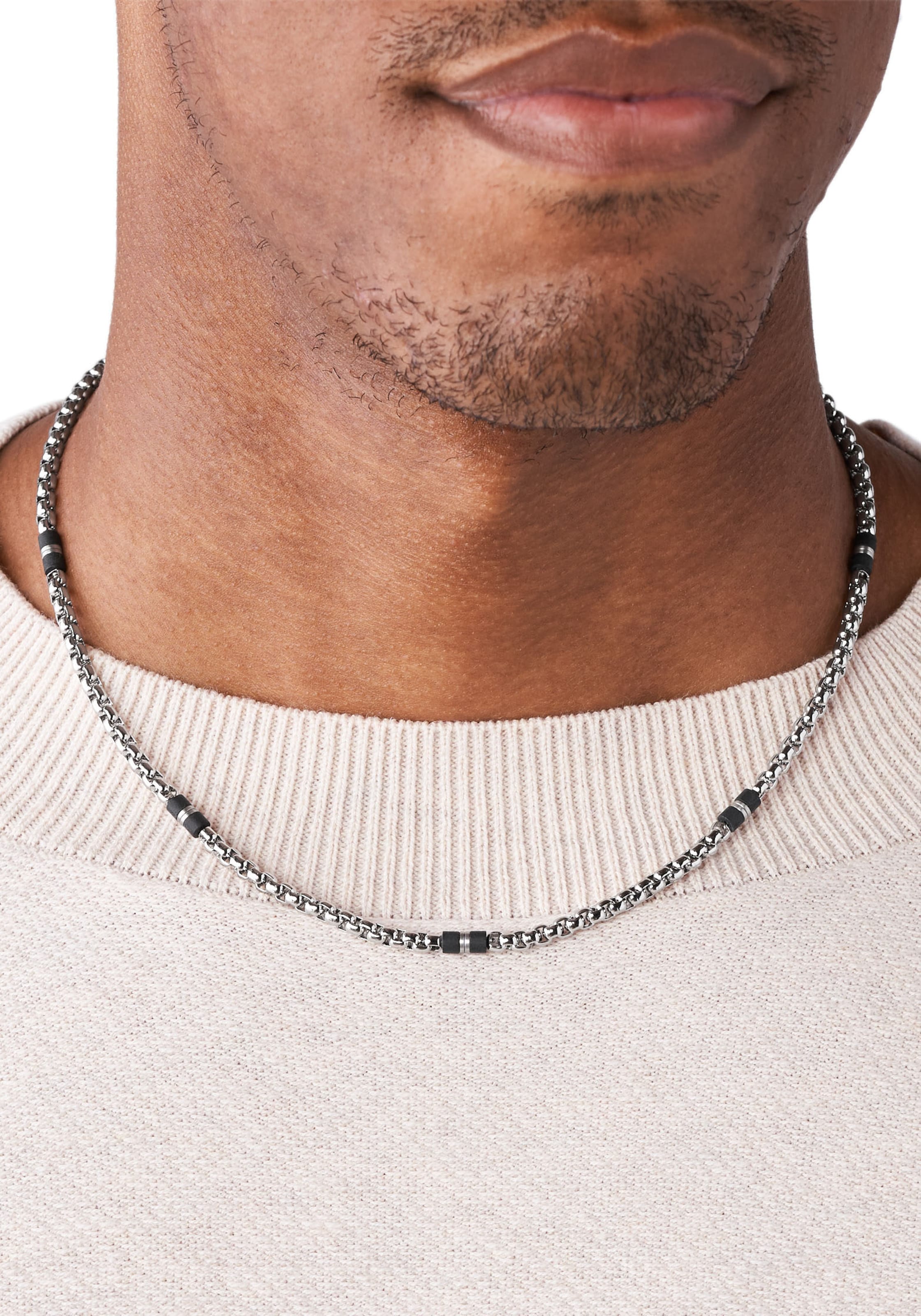 FOSSIL Halsband 'JF03314040' i silver: framsida