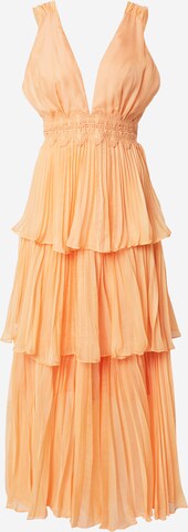 True Decadence Evening Dress in Orange: front