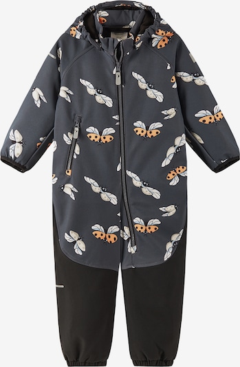 Reima Toiminnallinen puku 'Mjosa' värissä tummanharmaa / aprikoosi / musta / valkoinen, Tuotenäkymä