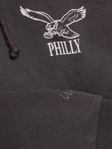 Lobster & Lemonade Sweatshirt 'L&L – NFL Classics Eagles – '76 Boxer Hoodie black' in Black