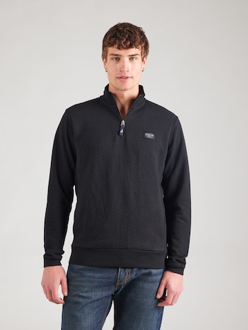 Petrol Industries Sweatshirt 'Richardson' in Black: front