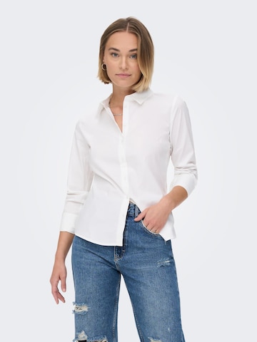 Camicia da donna di ONLY in bianco: frontale