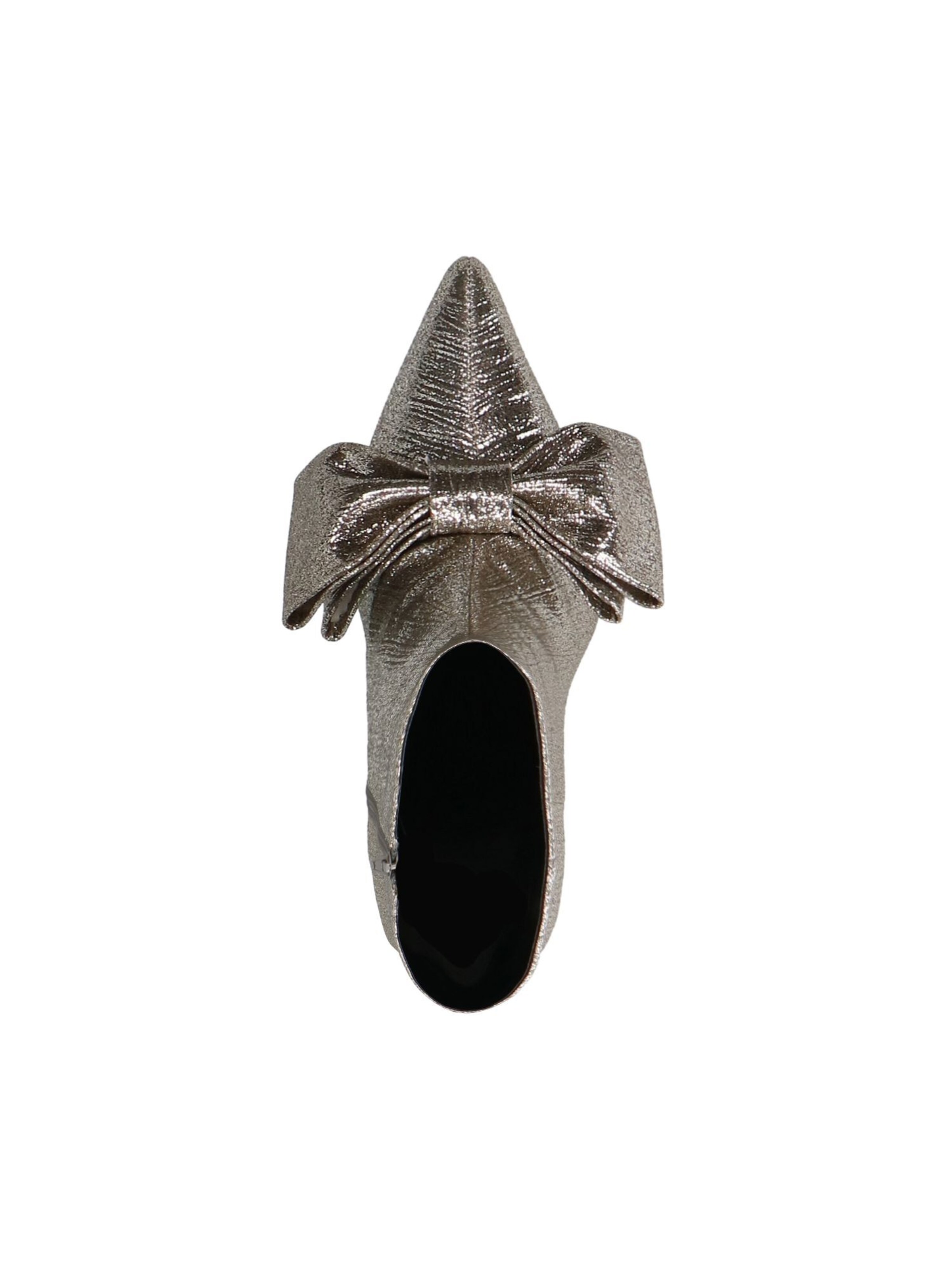 MANFIELD Stiefelette in Silber