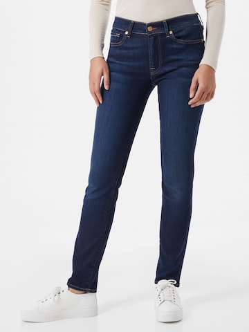 7 for all mankind Skinny Jeans 'ROXANNE' in Blau