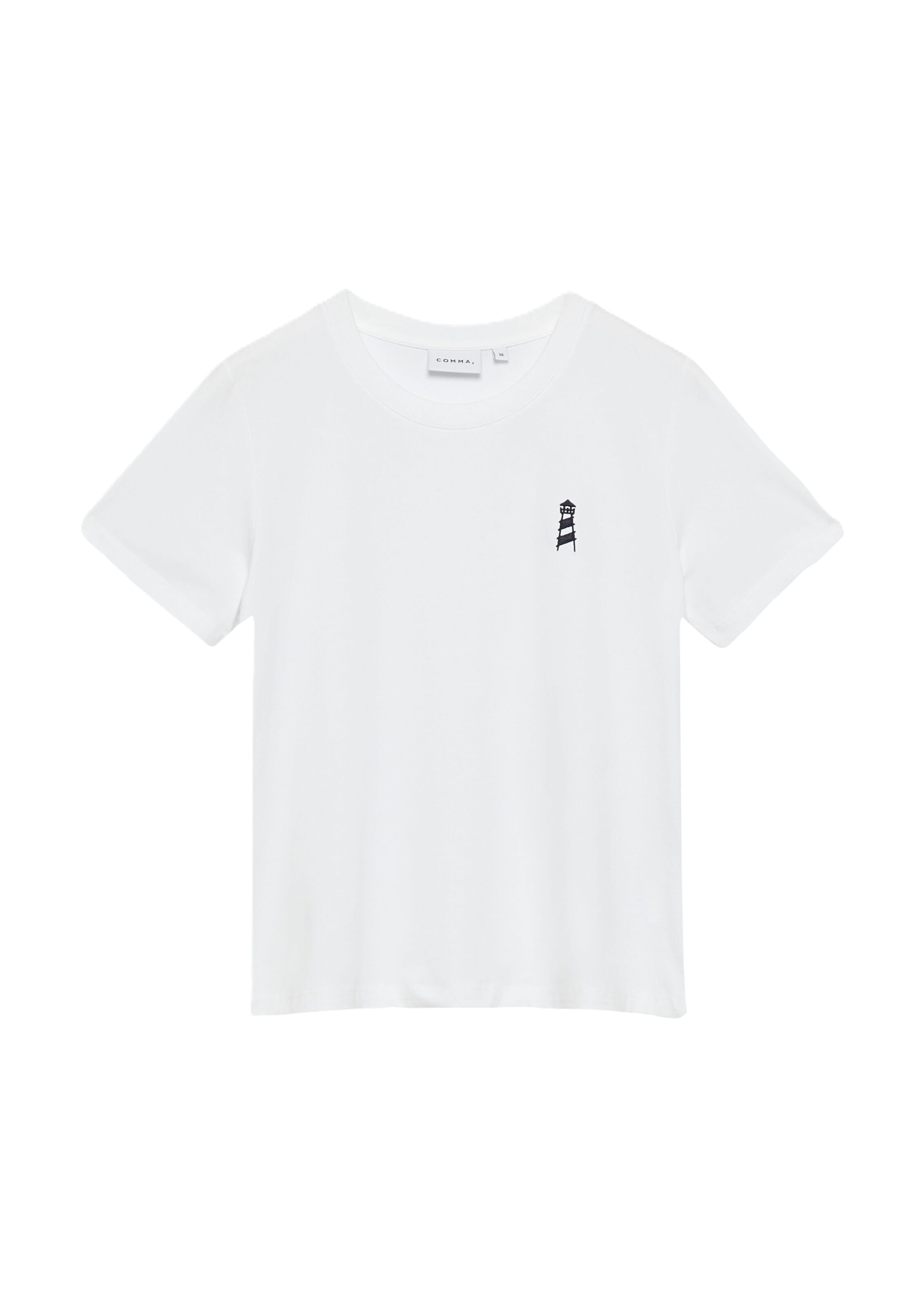 COMMA Shirt in White: front