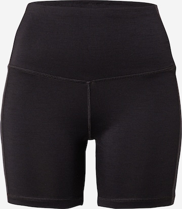 super.natural Skinny Workout Pants in Black: front