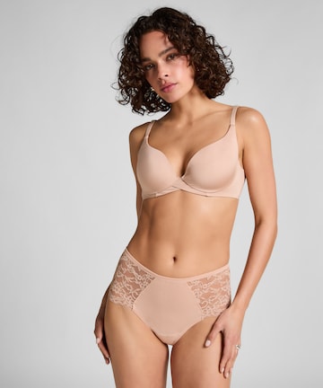 Hunkemöller Slip 'Midi Lace' in Beige: voorkant