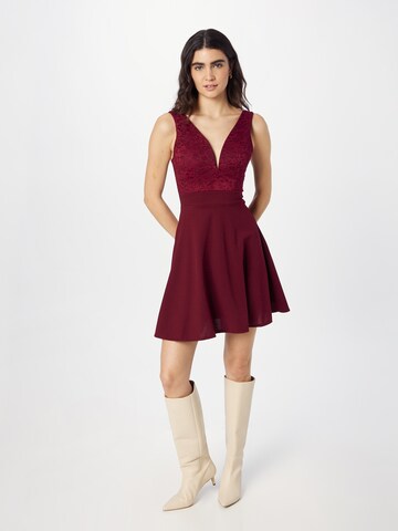 WAL G. Φόρεμα κοκτέιλ 'JOSHY' σε κόκκινο: μπροστά