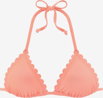 LASCANA Triangel Bikinitop in Orange: predná strana