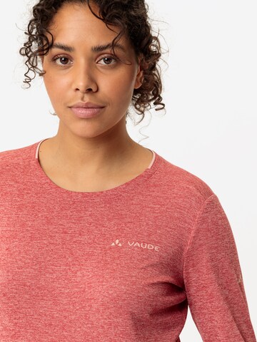 VAUDE Shirt 'Essential' in Red