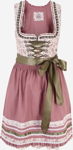 MARJO Dirndl 'Natalia' – pink: přední strana