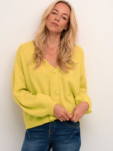 Cardigan 'Blu' Cream en jaune : devant