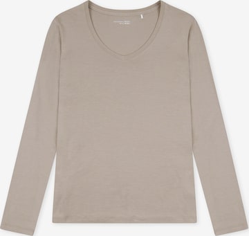 Chemise de nuit ' Mix & Relax ' SCHIESSER en beige : devant