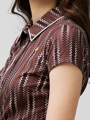 Camicia da donna '10 Minute High' di 4funkyflavours in marrone