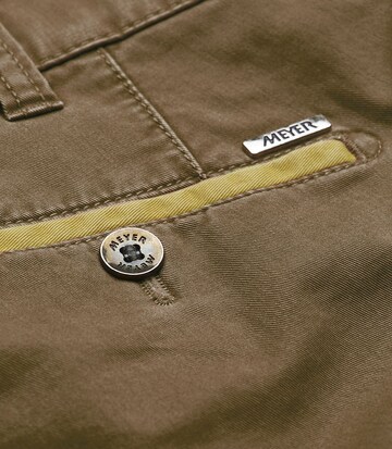 Meyer Hosen Slim fit Chino Pants 'Diego' in Brown