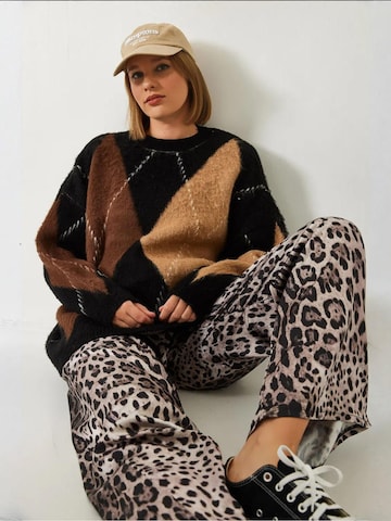 Pull-over 'Pullover' Bianco Lucci en noir