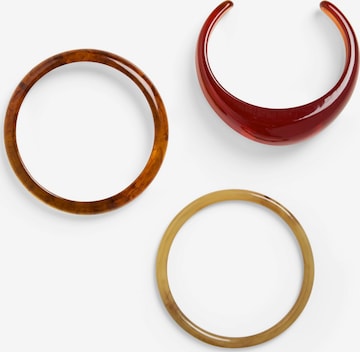 PIECES Rannekoru 'PCKELLY' värissä keltainen: etupuoli