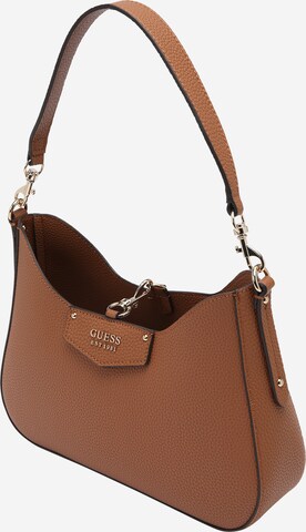 GUESS Shoulder Bag 'Brenton' in Brown: front