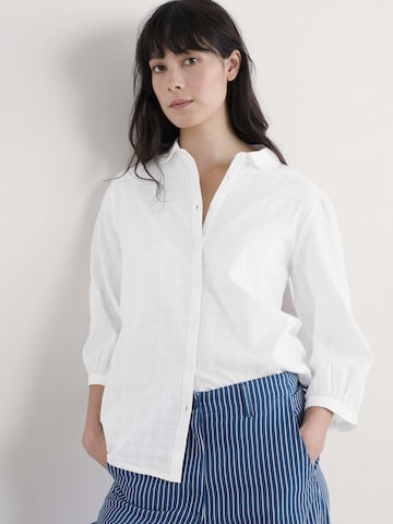 Camicia da donna 'Hope Cottage' di Seasalt Cornwall in bianco: frontale