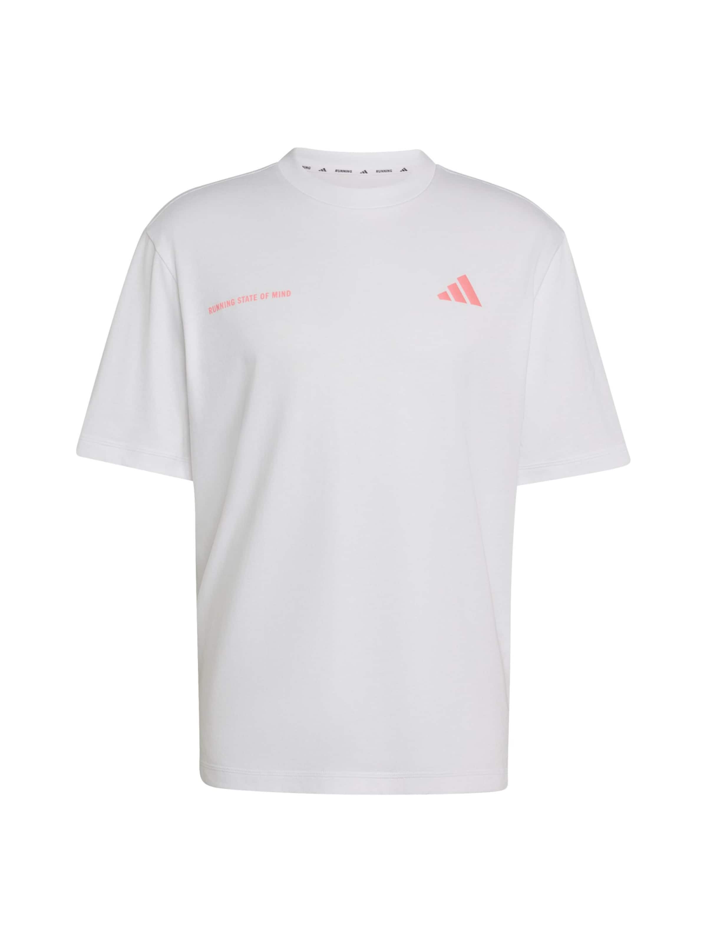 S dydžio Sportiniai marškinėliai iš ADIDAS PERFORMANCE, spalva – avietinė / balta, Prekių apžvalga