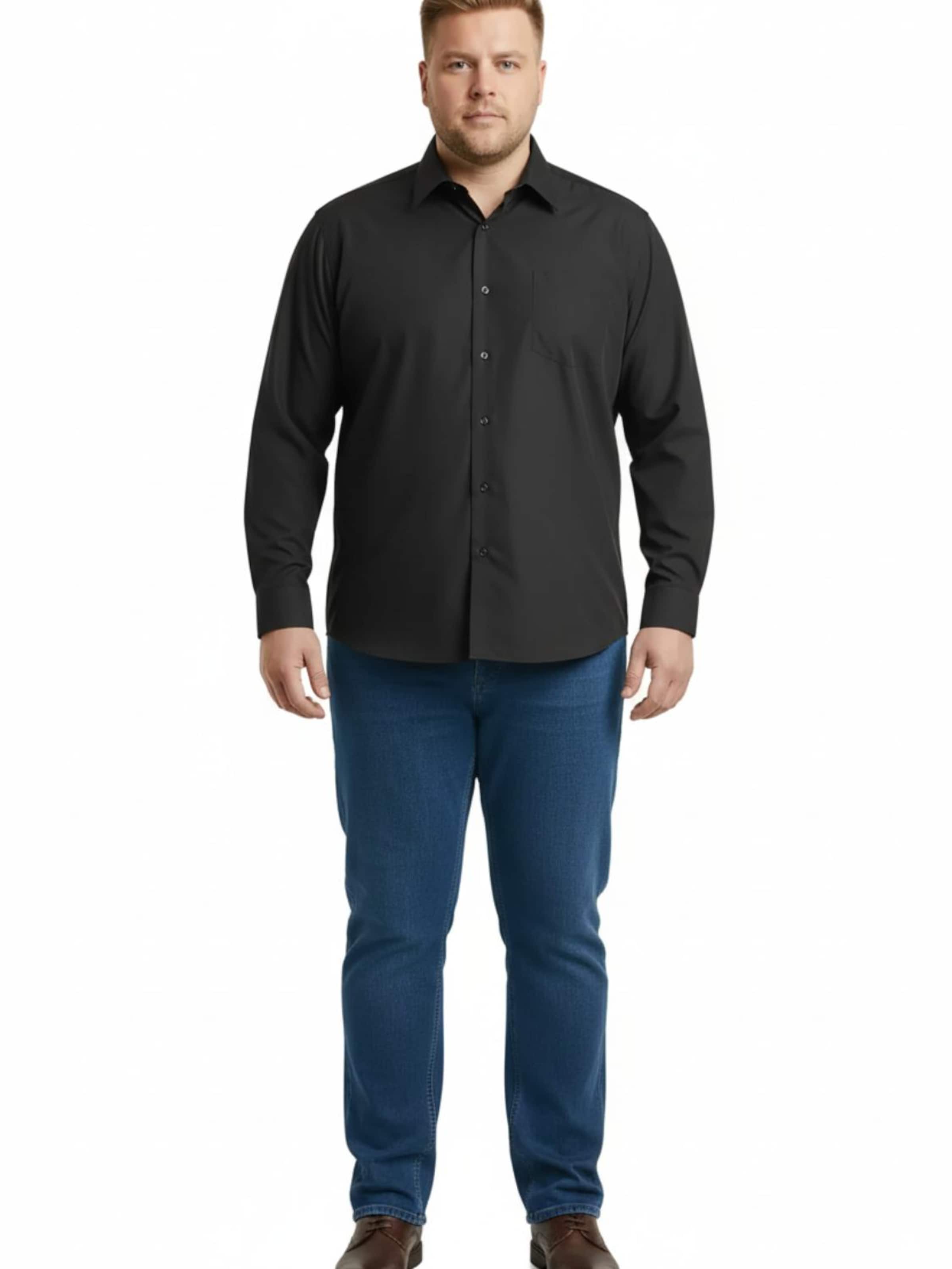Lavecchia Wide leg Jeans 'LV-0801 Übergrößen' in Blauw