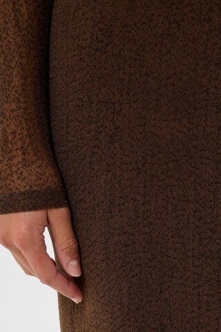 SAINT TROPEZ - Vestido 'Aady' em castanho