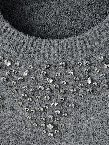 MANGO Pullover 'ESTRELLA' in Grau