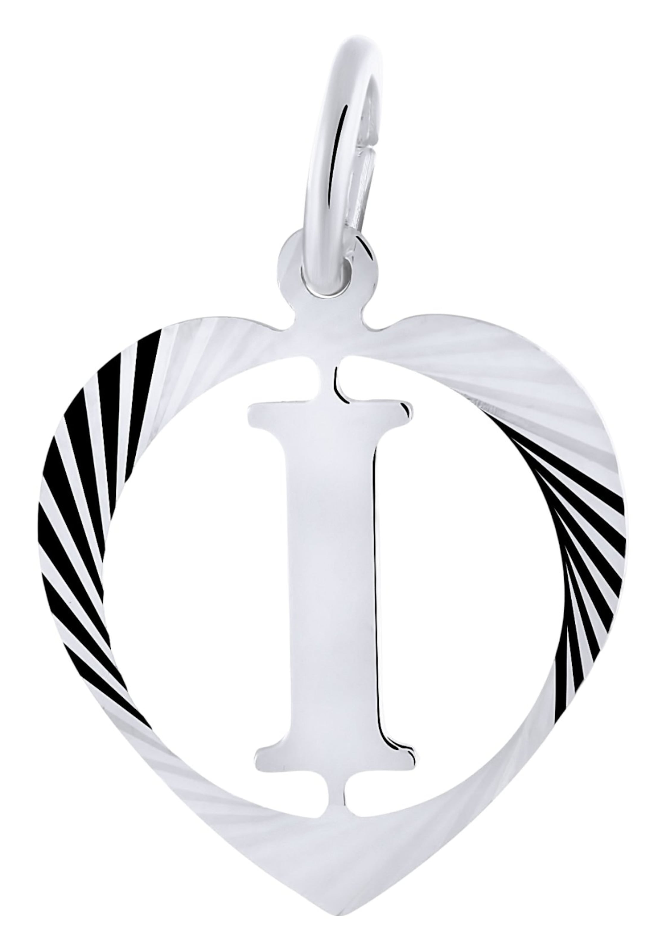 Lucardi Pendant in Silver: front