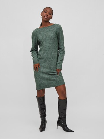 VILA Knitted dress 'Ella' in Green