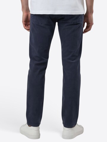 Effilé Pantalon 'Lyon' PIERRE CARDIN en bleu